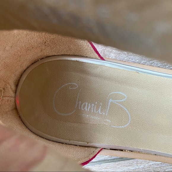 CHANII B Pony Hide Marionette Zebra Cow Print Fuchsia Flat Sandal - Picture 9 of 13